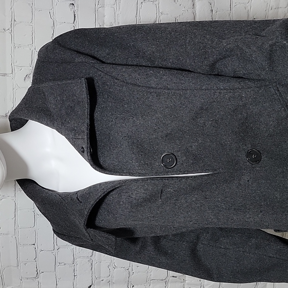 Gray Wool Coat - image 2